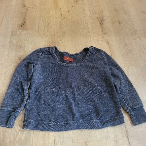 7 for All Man Kind Blue Shirt - Picture 1 of 7